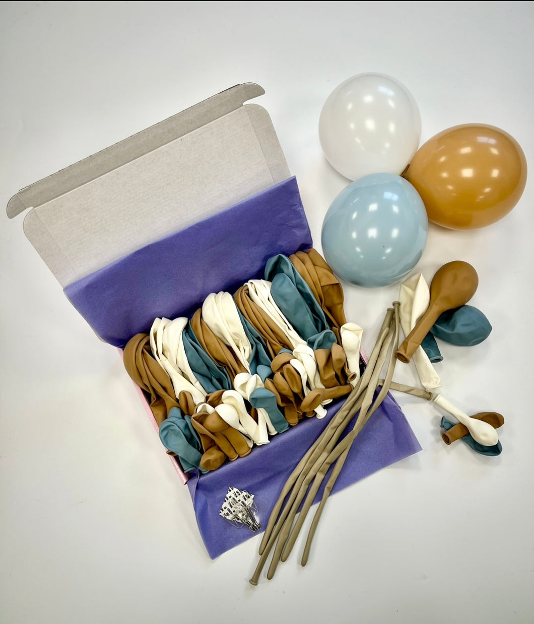 DIY Balloon Cloud - Blue Baby Shower