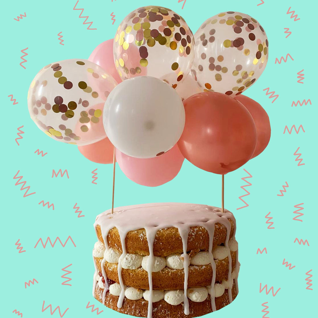Balloon Cake Kit- Rose gold
